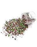 HAPPY SPRINKLES® Red Nose 90g | Bunter Streusel Mix Schokolade Zum Dekorieren | Ideale Tortendeko An Weihnachten | Für Kekse, Eis & Kuchen Geeignet