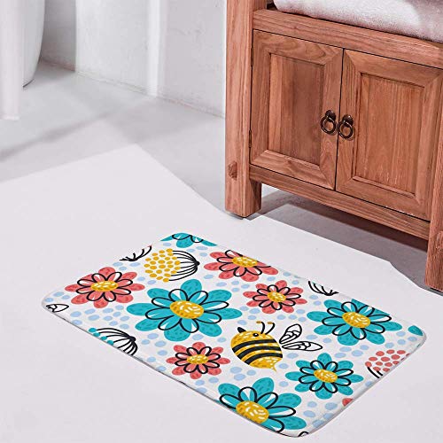 Tapis de bain lavable en machine pour éviter les sols mouillés - 3