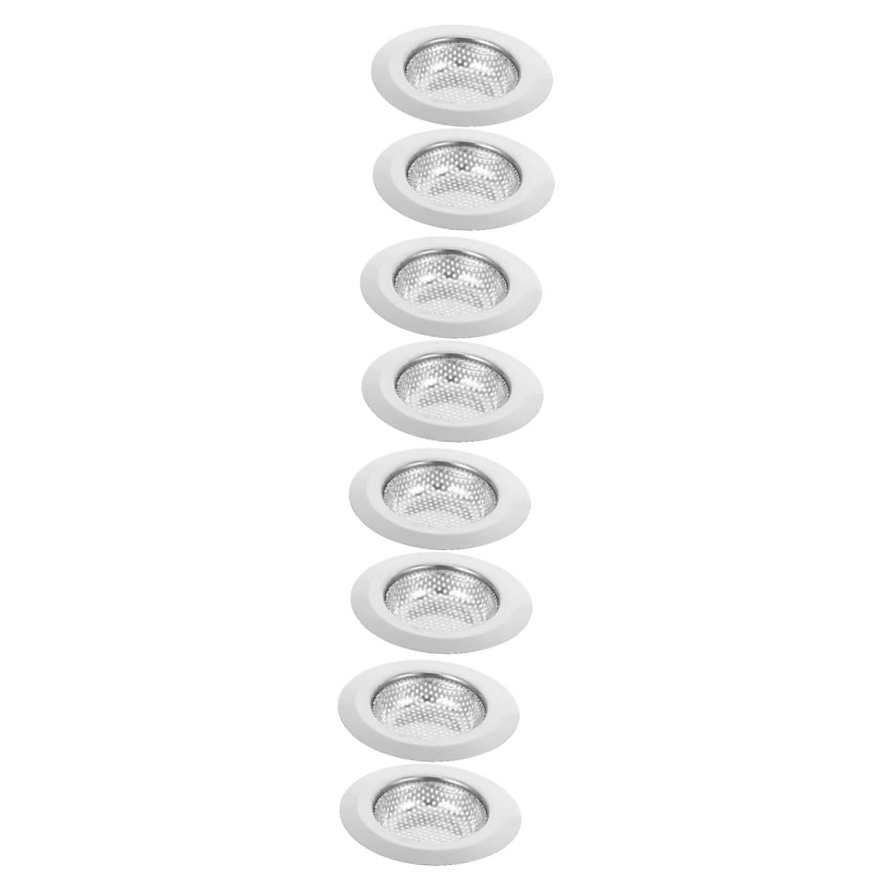 Uonlytech 8piezas Colador Drenaje Inoxidable para Fregadero De Cocina De Filtro De Pelo y Residuos para Baño y Ducha