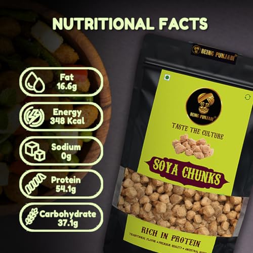 Image of Being Punjabi Soya Chunks | 100% Natural | No Preservatives