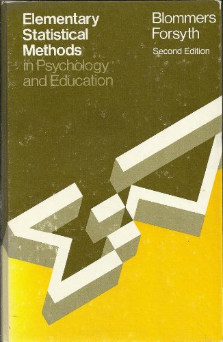 Elementary statistical methods in psychology an... 0395243408 Book Cover