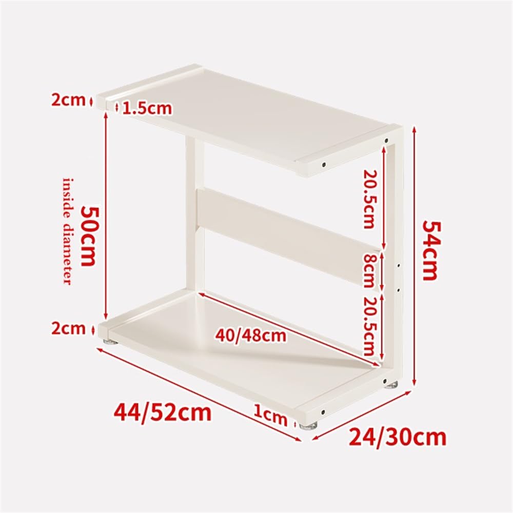 Supporto Regolabile per PC sotto la scrivania con Ruote bloccabili, Doppio ripiano per CPU, Robusto Carrello da Gioco, Design salvaspazio per casa e Accessori