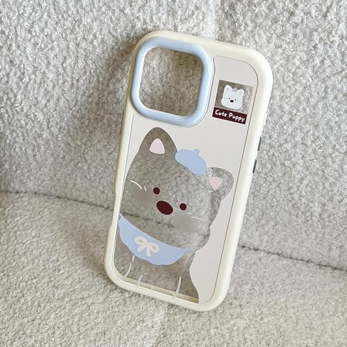 SDBEER IPhone 13 Prop 킢qfUCیP[XAN[zCgA\tgTPUJo[Au[{t ACtH14 iPhone16/15 ProMaxΉ(,16)