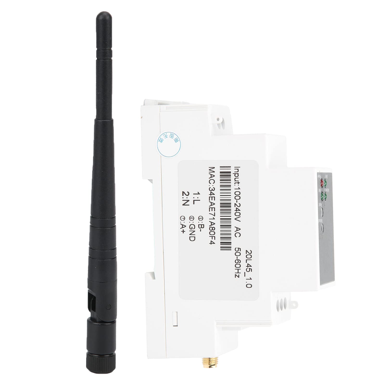 Servidor Serie WiFi RS485 Módulo Ethernet Montaje en Riel 100-240VAC Modbus