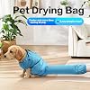 Bolsa secadora para perros YAODHAOD de secado rápido, bolsa de acicalado para mascotas para perros y gatos pequeños, medianos y grandes, secado uniforme 360°, portátil perfecta para acicalado en casa y viajes (M) 4