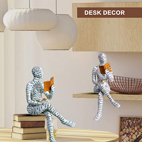 Estatua Decorativa Lectora Mujer miniatura 4