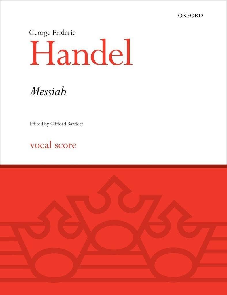 Messiah Vocal score SATB soloists, SATB choir & orchestra Handel, George Frid