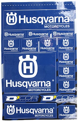 D'cor Visuals 40-70-100 Husqvarna Decal Sheet, 1 Pack