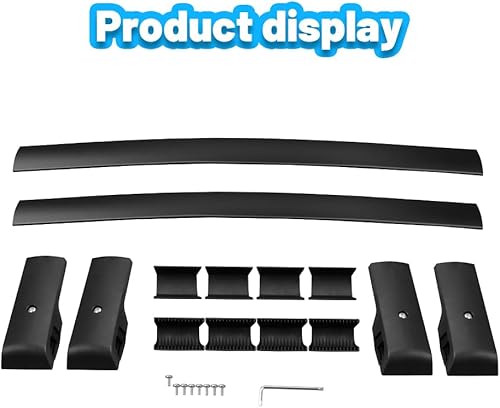 Miniatura 3 de HEKA - Barras transversales para techo para Subaru XV Crosstrek 2013-2026, portaequipajes de aluminio para equipaje, bolsa de carga para kayak,