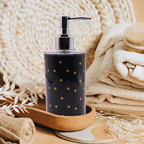 SHENRON-Black-Soap-Dispenser-Bottle-with-Decorative-Design-Chrome-Finish-Pump-and-Rust-Proof-Refillable-Liquid-Soap-Dispenser-for-Bathroom-Kitchen-Hand-Soap-Set-of-3Plastic SHENRON Black Soap Dispenser Bottle with Decorative Design | Chrome Finish Pump and Rust Proof | Refillable Liquid Soap Dispenser for Bathroom, Kitchen, Hand Soap - Set of 3(Plastic)