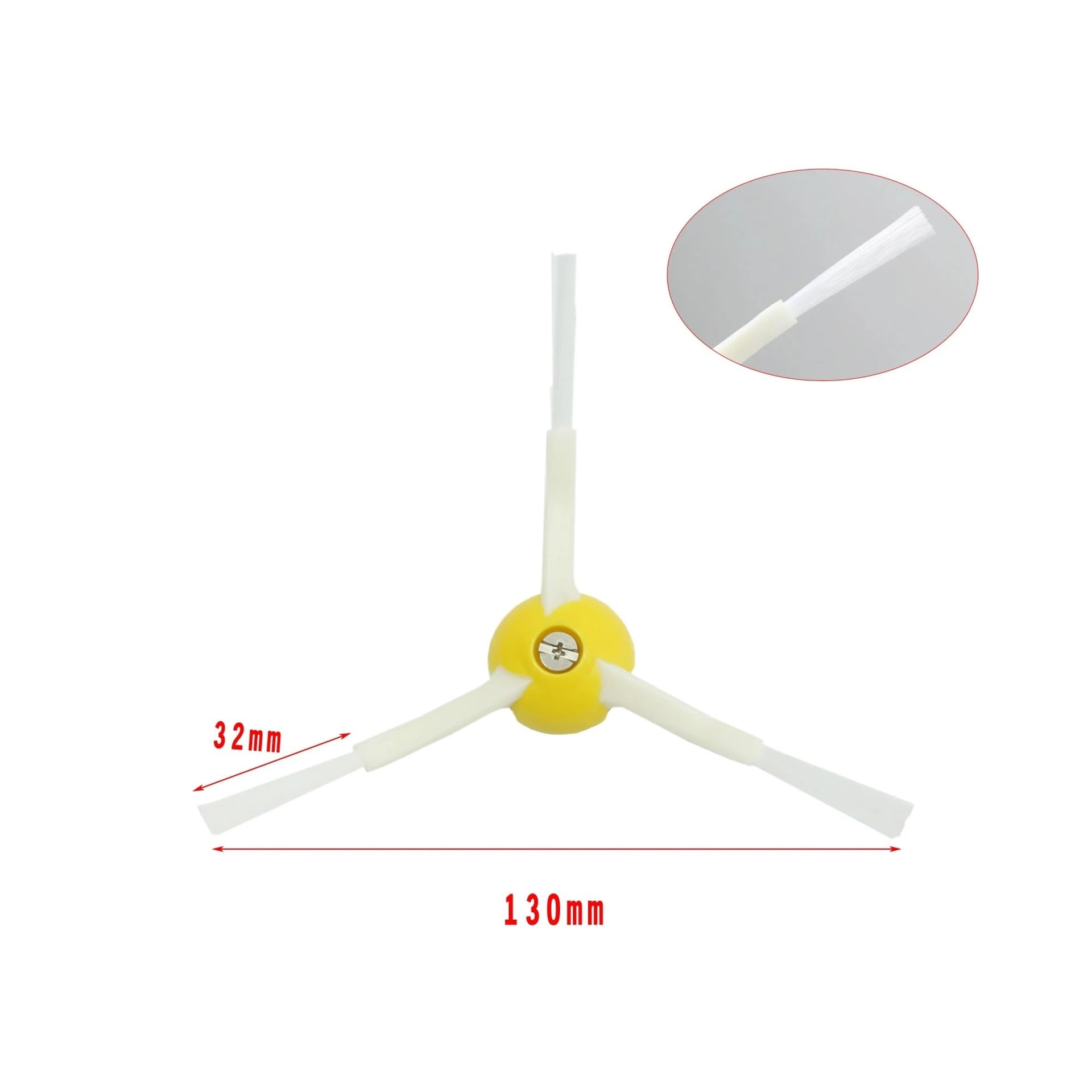 Piezas De Cepillo Lateral Compatibles Con Aspiradoras Robóticas Roomba De Las Series 500, 600, 700, 550, 560, 650, 670, 675, 692, 694, 770 Y 780.(12pcs)