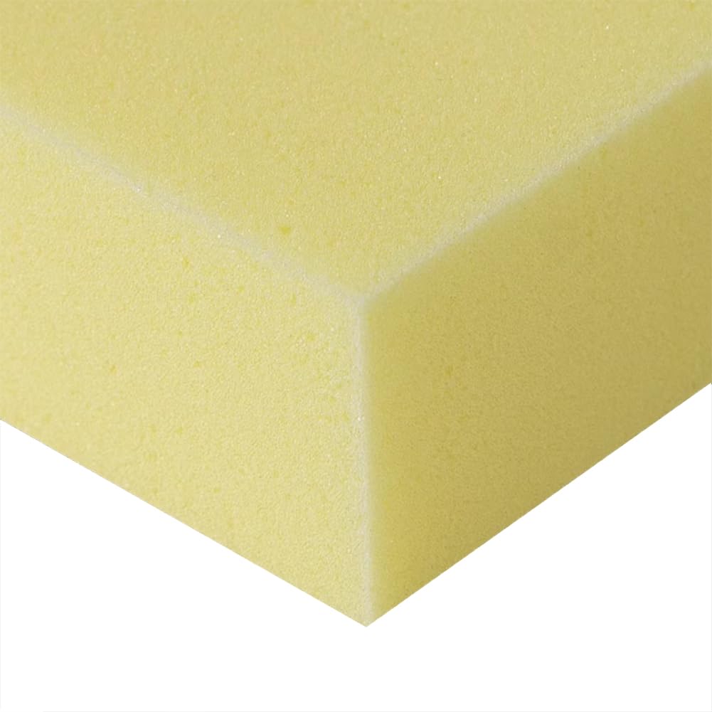 Yuly Rembourrage en Mousse 35D Haute Densité,Mousse d'Ameublement de Rechange Coussin de Canapé,Chaises,Chaises,Découpe à n'importe Quelle Taille,Personnalisable (12cm-60x60cm)