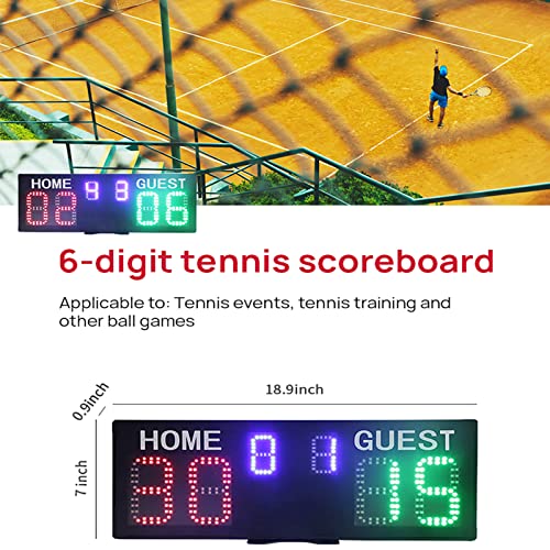 Marcador electrónico de baloncesto digital con mando miniatura 3