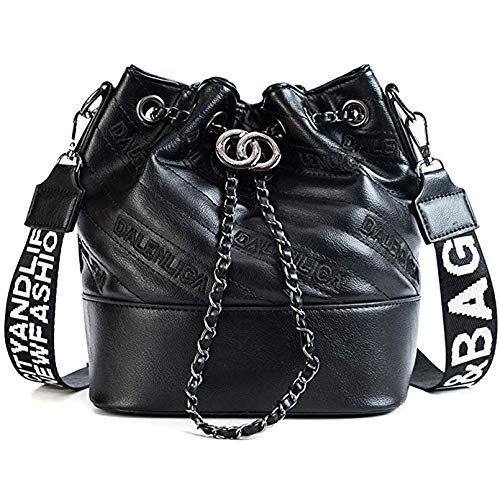Sac bandoulière Quatre Saisons à chaîne de fées modèle B en noir tendance