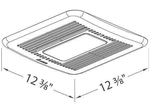 Delta Electronics (Americas) Ltd. Sig80-110Led Breezsignature Ventilation Fans-Sig110Led-110 Fan/Led Night-Light, 80/110 Cfm #TOP6