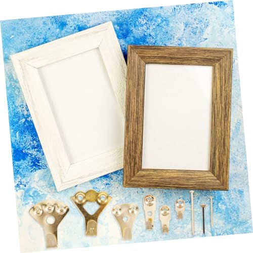 Image of 120pcs Heavy-Duty Picture Frame Hangers Kit Wall Hooks for Easy Hanging of Photos Artwork Clocks and Decorations Drywall Hardware Included