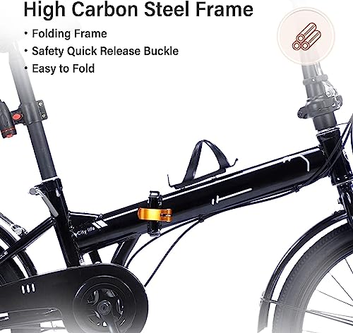 Bicicleta plegable con altura ajustable para evitar dolor de espalda 4