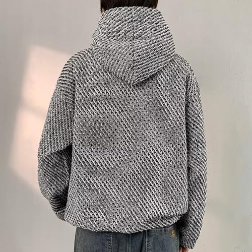 Men's Casual Hooded Sweatshirt Long Sleeve Pullover Comfortable Loungewear for Outdoor Hiking Fall Winter2