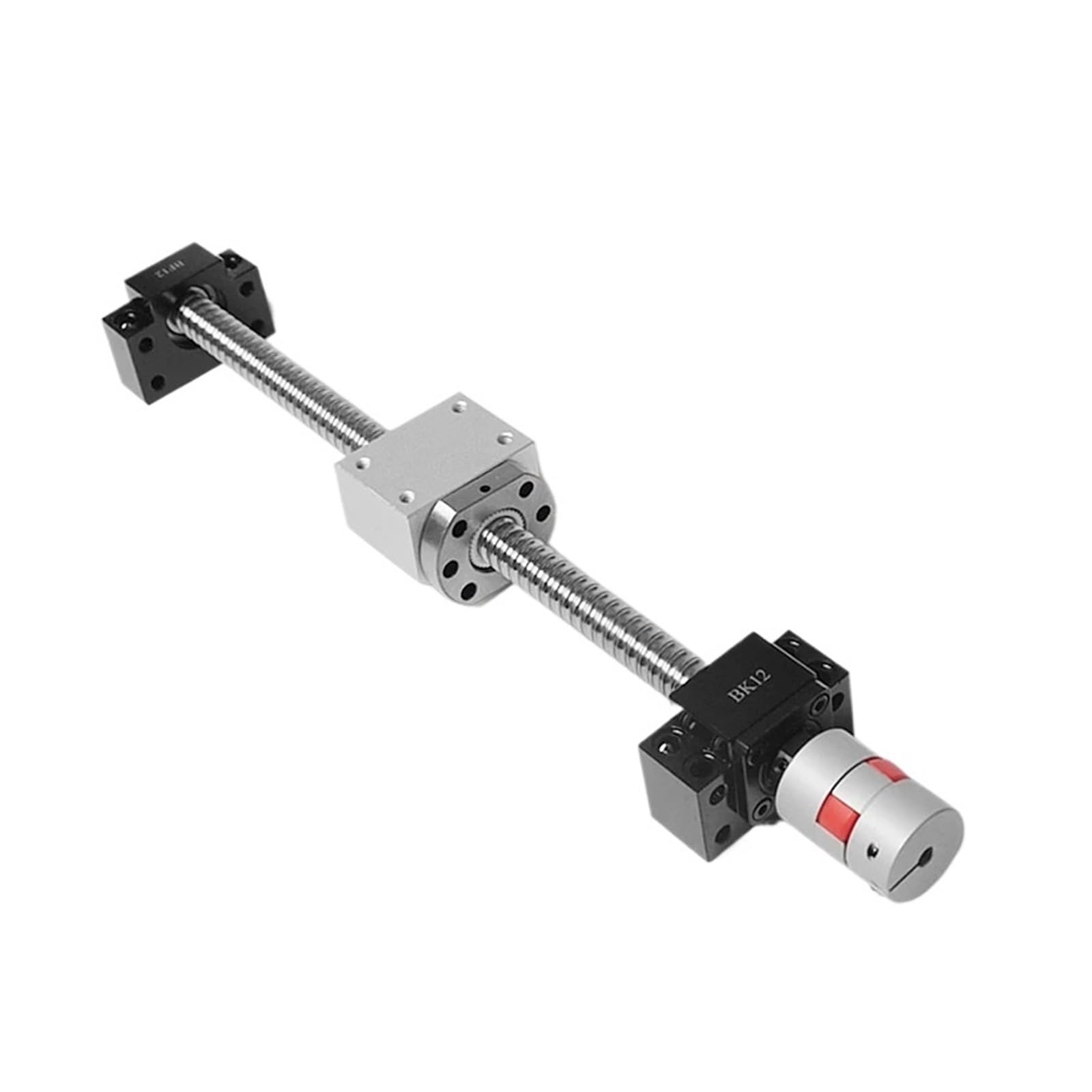 Metal Ball Screw nut 1pcs Precision Ball Screw Set SFS2005 End Machined Ballnut 150mm-1100mm(150MM)