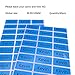 Produktbild BLOUR 60PCS   Personalisierte Namensaufkleber   hellblau   für Scrapbooking-Zubehör Tag Labels Set Bürobedarf