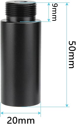 Miniatura 2 de CAMVATE Tornillo de micrófono macho de 58"-27 hembra a 58"-27 macho para montaje Blue Yeti Nanos en soportes de choque Yeti azul estándar (2