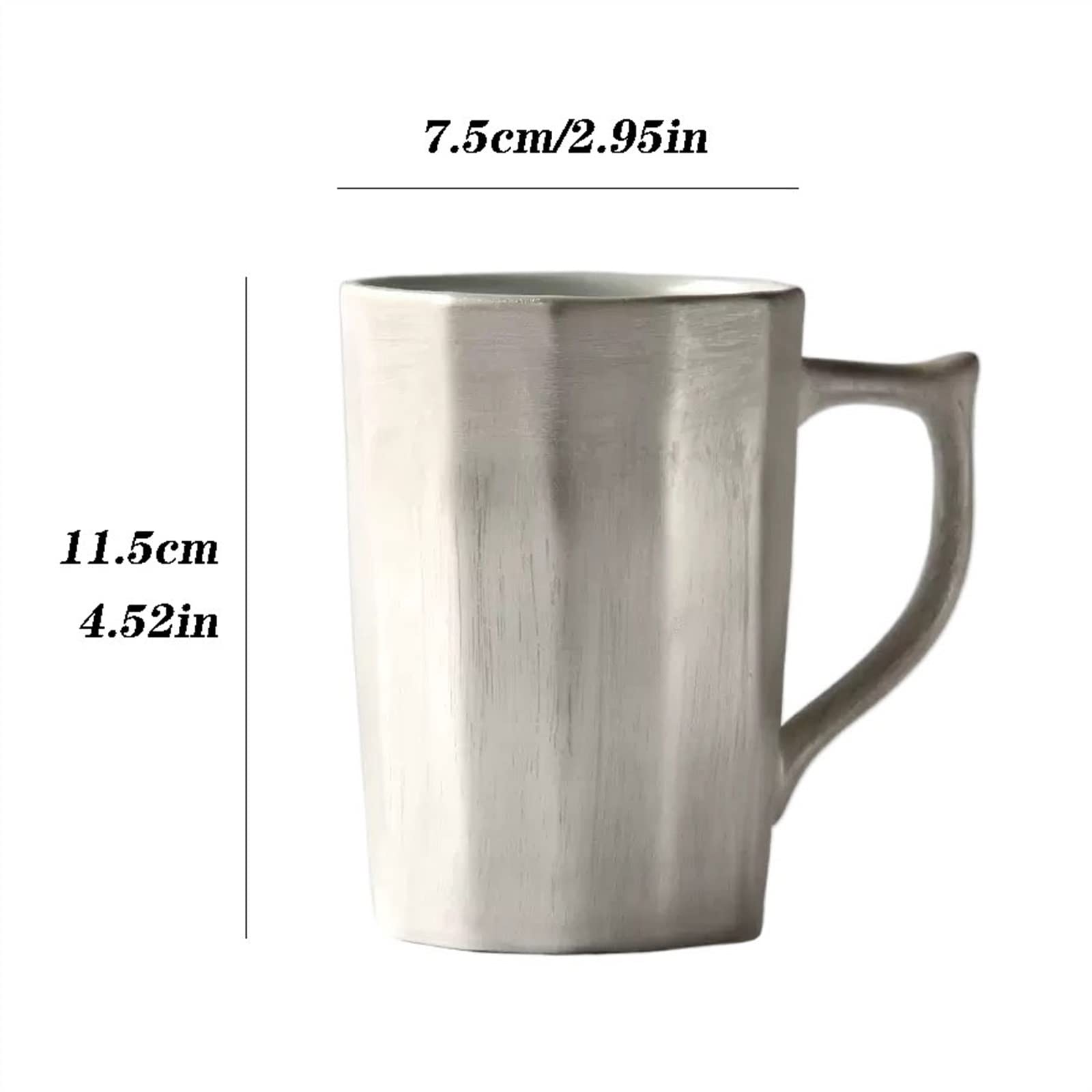 Kaffeetasse Exquisite Tasse, traditionelle handgefertigte Keramik-Trinkbecher, 330 ml, Kaffeetasse, Milchbecher Für den Hausgebrauch