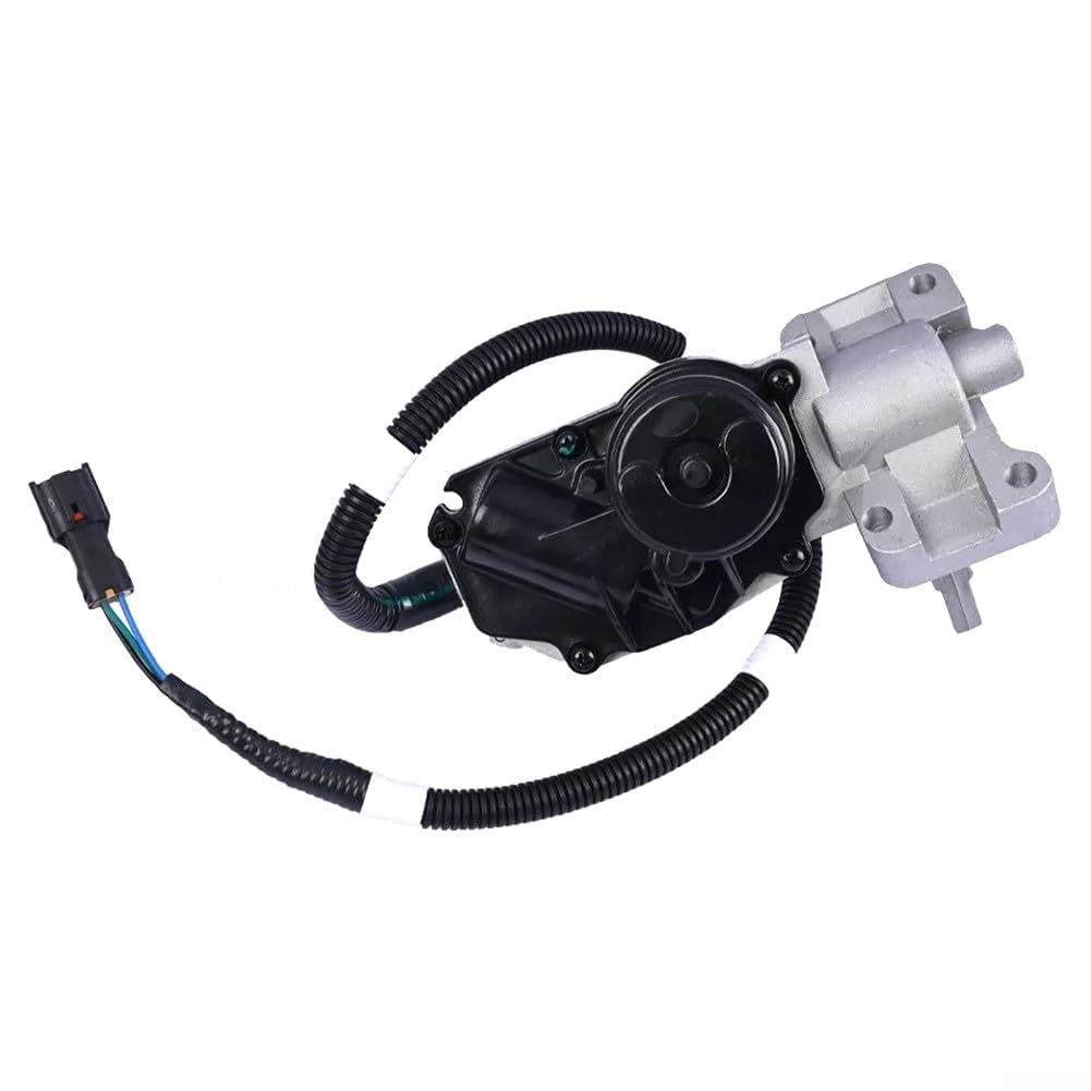 Stellantrieb Vorderachse für Isuzu D-Max für Rodeo Pick Up 2.5TD 3.0TD 2006-2012, Ersatz für OEM 8973679590, ABS Metallschalter Steuerteil Schwarz