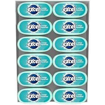 Excel Mints Fresh Mint, 12gm, 12 Count