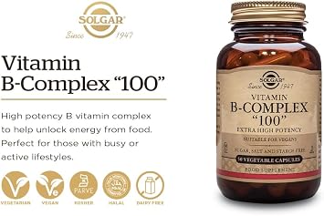 B-Complex 100 Solgar 100 Tabs