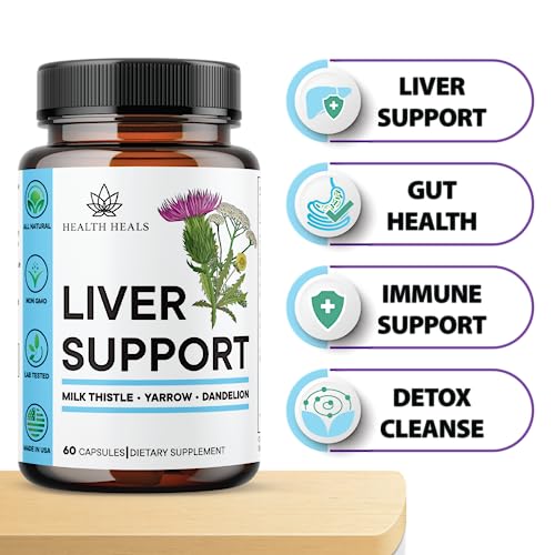 Liver Cleanse & Repair Formula - Herbal Liver Support Supplement with Milk Thistle Dandelion Root Turmeric, Artichoke Extract for Liver Health - 120 Count - Image 5