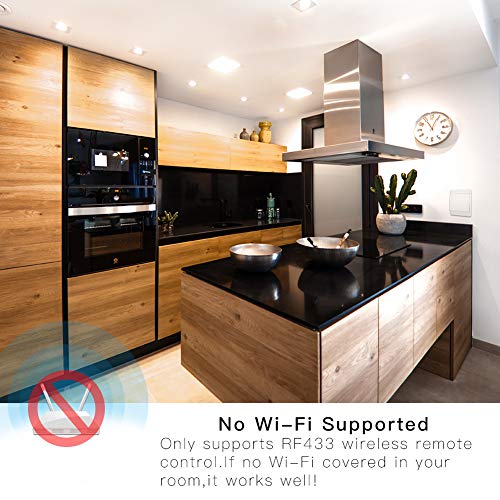 RF433 Interruttore wireless Nessuna batteria