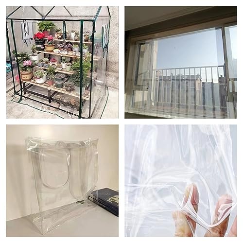 Premium Clear TPU Vinyl Fabric - 54-Inch Wide, 12 Gauge Waterproof Jelly Vinyl for Versatile DIY Projects and Upholstery 6 Premium Clear TPU Vinyl Fabric - 54-Inch Wide, 12 Gauge Waterproof Jelly Vinyl for Versatile DIY Projects and Upholstery - Image 5