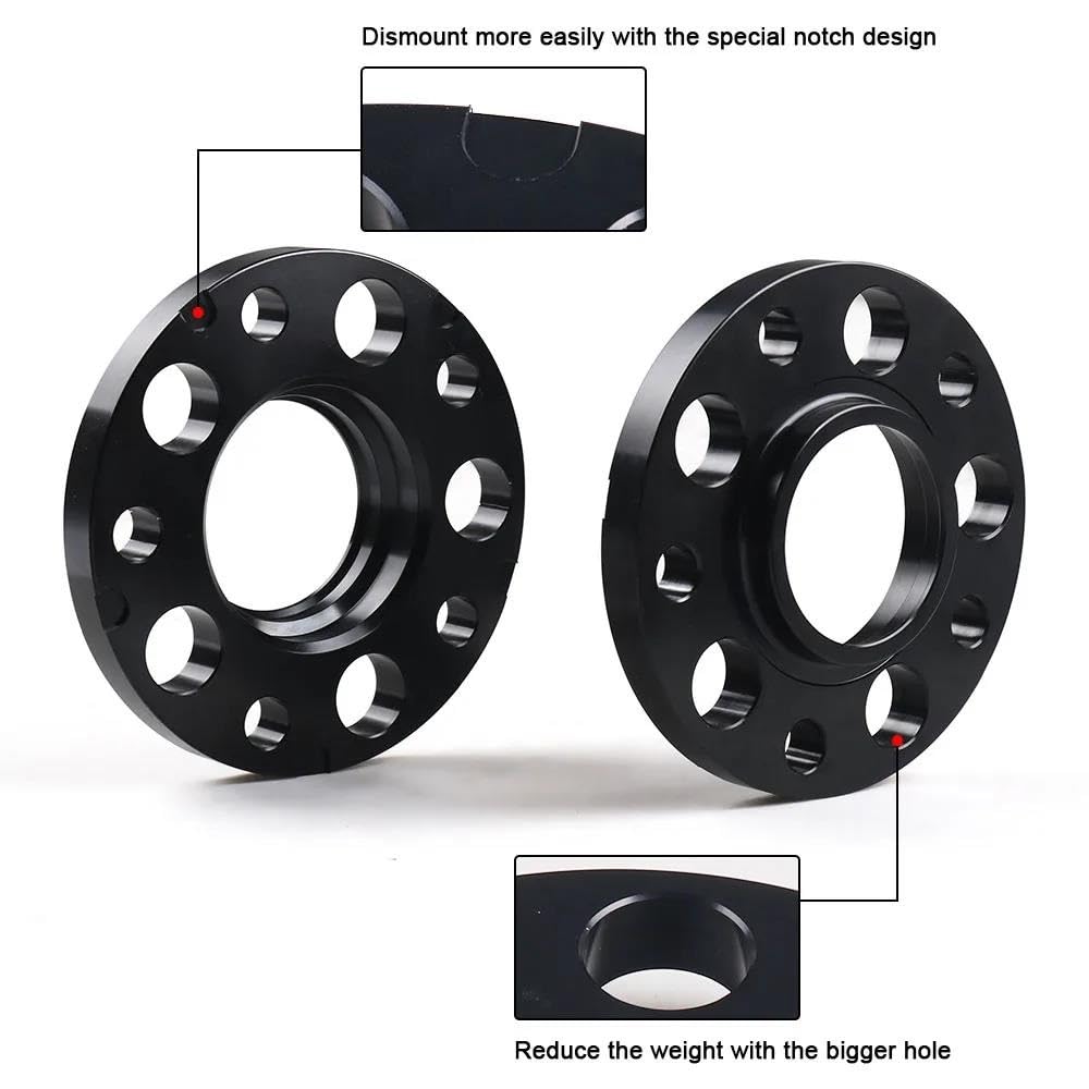 Entretoises De Roue 20 Mm 5x112 – Pour Audi Q5 SQ5 Et Autres, Avec Boulons Longueur Adaptée