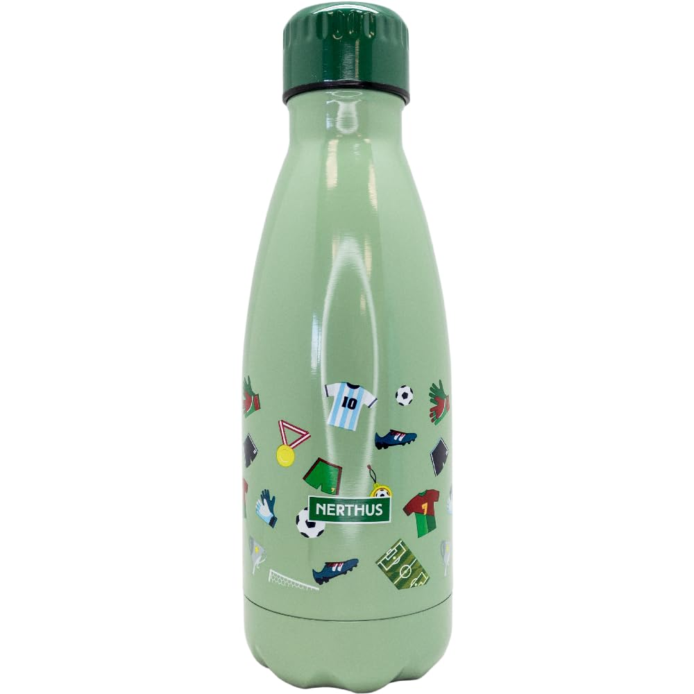 NERTHUS FIH 1345 Stainless Steel Double Wall Bottle 350 ml, Style and Functionality
