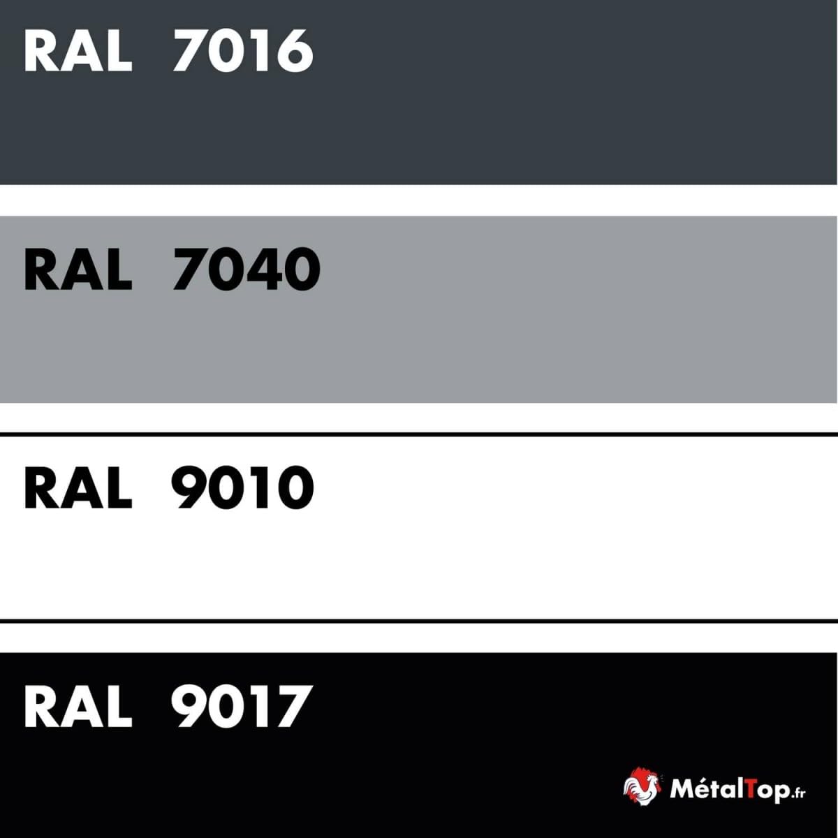 Metaltop - Appret Bois - Gris anthracite - RAL 7016-1 L - Sous-couche d'adhérence pour bois difficiles