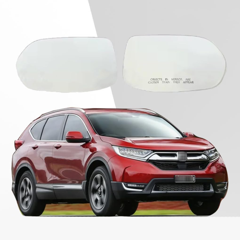 compatible Right Side Blind Spot Power Heated Mirror Glass Replacement Compatible with CRV 2017 2018 2019 2020 2021 2022 Towing Mirrors Convex (Heating with blind spot right)(Heating right)