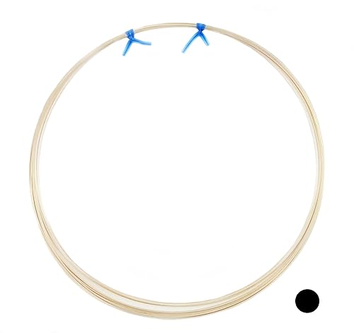 Alambre de oro amarillo macizo de 14 quilates de calibre 19, medio duro, redondo de 1 pie por CRAFT WIRE