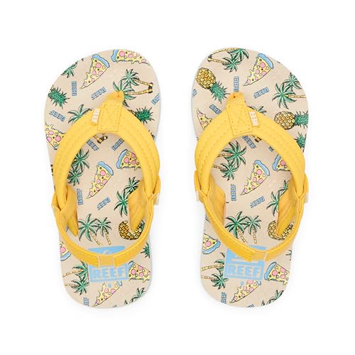 Image of REEF Boys Toddler /Little Kid Ahi Beach Flip Flop, Soft Cushion Footbed, Water Friendly
