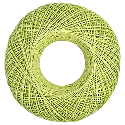 Image of Coats Crochet 154-397 Aunt Lydia's Crochet, Cotton Classic Size 10, Wasabi