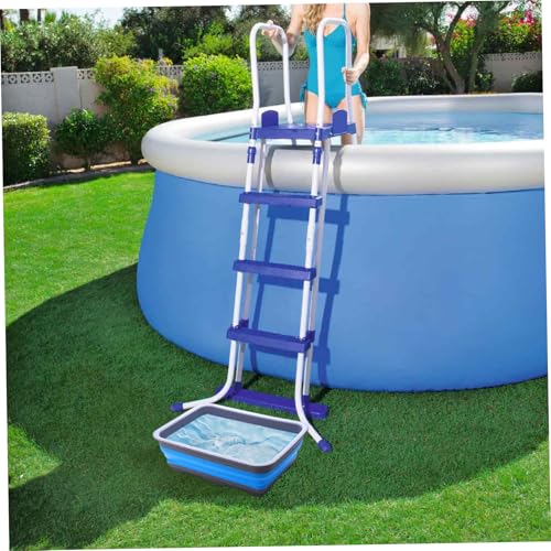 Accesorios para piscinas sobre el suelo baño de pies plegable portátil 6