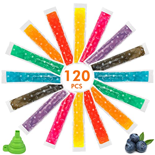 Wassereis Tüten, 120 Pack Wassereis Formen, Wassereis Selber Machen, Eis Am Stiel Taschen mit Grünem Trichter (22.5 x 5.5 Cm) MEHRWEG (Transparent) Wassereis Tüten, 120 Pack Wassereis Formen, Wassereis Selber Machen, Eis Am Stiel Taschen mit Grünem Trichter (22.5 x 5.5 Cm) MEHRWEG (Transparent)