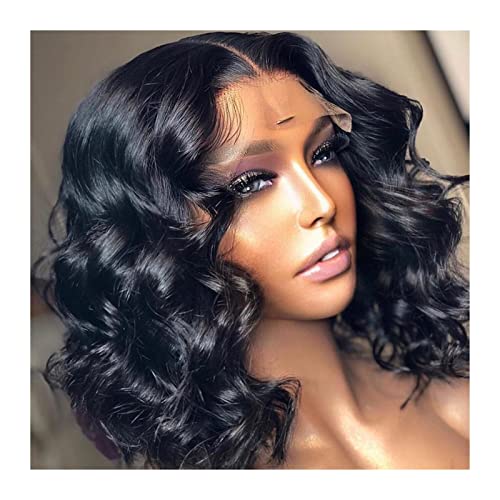 Perruque Body Wave 4x4 en cheveux humains pour un look carré Bob naturel au quotidien