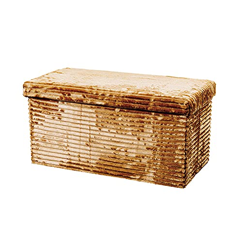 フランネル座ってしまえて畳めるスツール baum バウム L ブラウン