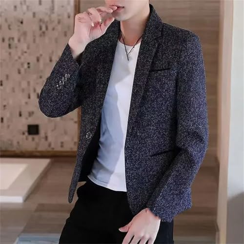 Men's Short Party Suit Jackets Coat Cropped Blazers Clothes Casual Vintage coat3