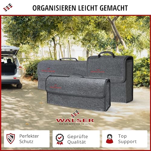 Walser Kofferraumtasche Toolbag Größe S, Nadelfilz Kofferraum-Organizer, Autotasche, Aufbewahrungstasche, Kofferraum-Toolbag 28x14x28cm