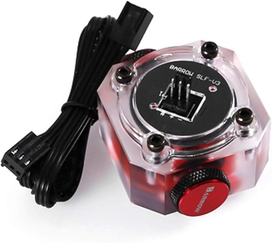 Barrow G1/4" Flow Meter with 3-Pin RPM, Black