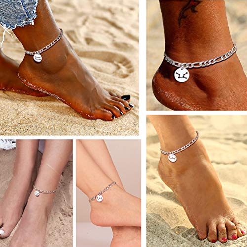Prosteel Stainless Steel Anklet Women Womens Men Beach Foot Jewelry Birthday Gift Figaro Chain Leo Zodiac Anklets Ankle Bracelets #TOP1