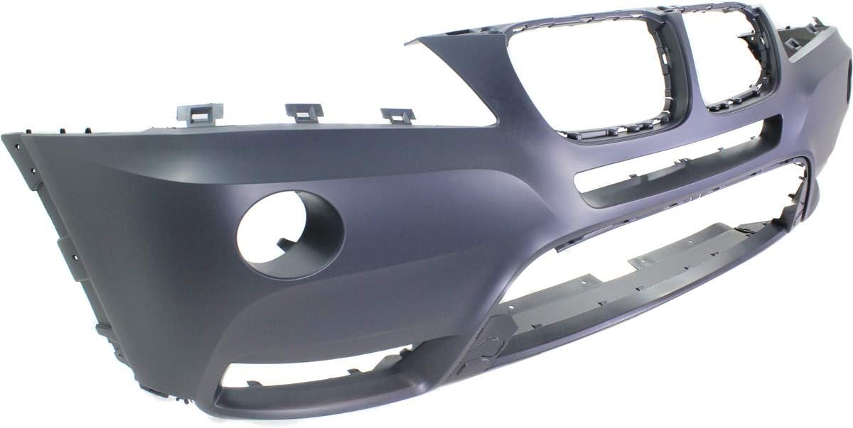 Evan Fischer Front Bumper Cover Compatible with 2011-2014 BMW X3 Primed - BM1000252