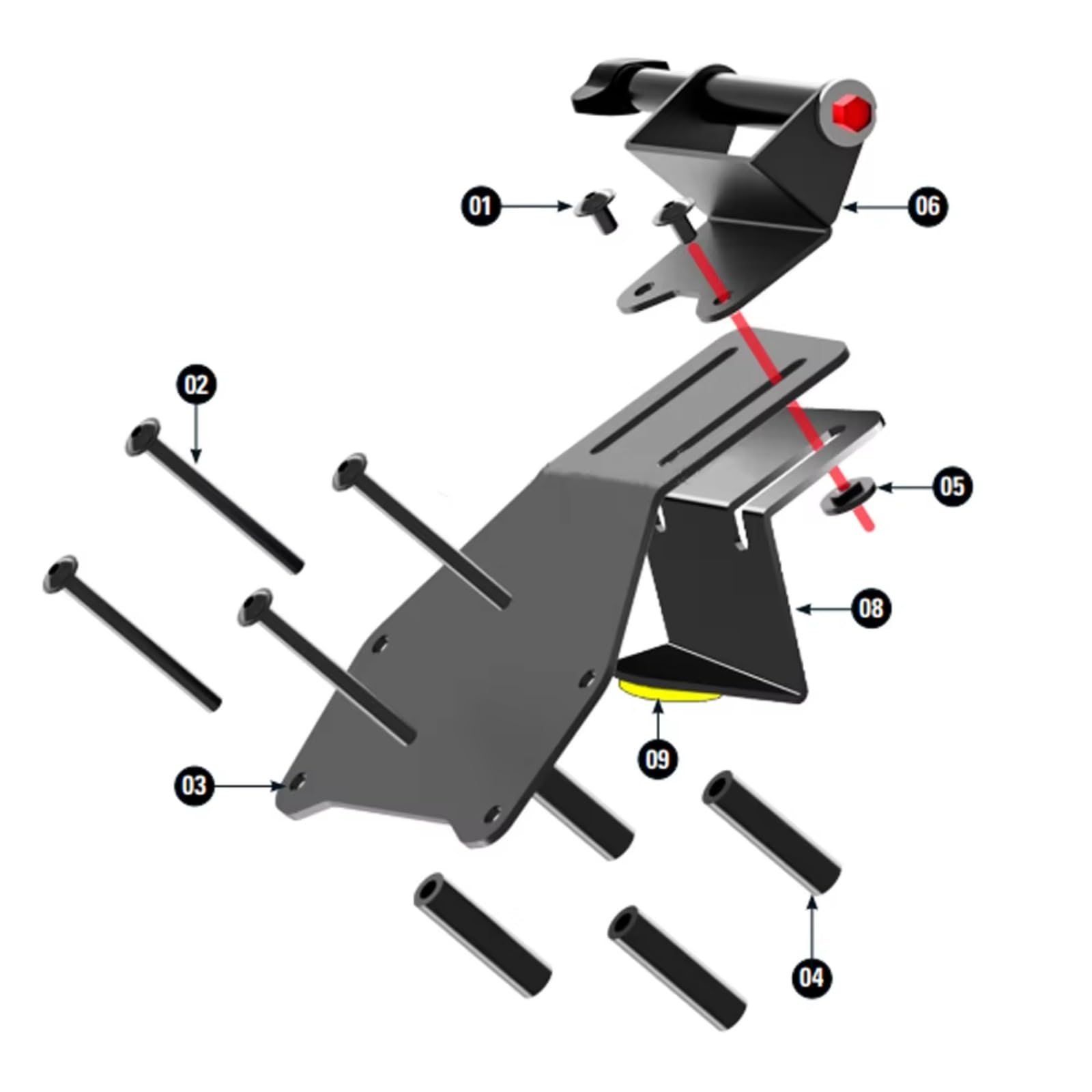 Supporto Per Telefono Moto Per BMW F850GS F750GS 2018-2021 Supporto Di Navigazione GPS phone Moto Da Avventura(Kit)