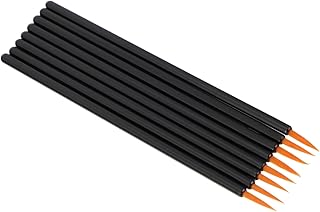 NOLITOY 100pcs Fiber Eyeliner Brush Kit Pen G...